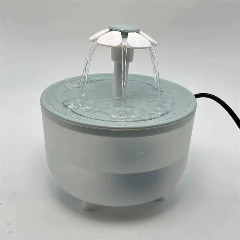 Automatic USB Cat Water Fountain - 1.2L Mute Drinker Bowl with Filter for Happy and Healthy Pets